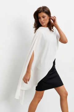 Платье KaVaRi 1130 черно-белый - фото 4