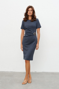 Платье KaVaRi 1133 графит - фото 1