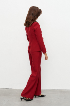 Брюки, жакет KaVaRi 8045.2 бургунди - фото 5