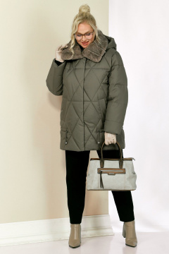 Куртка Shetti 2207 светло-оливковый - фото 3