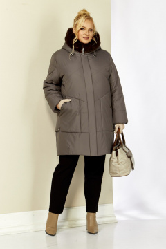 Куртка Shetti 2208 серо-лиловый - фото 4