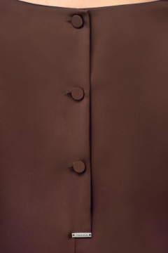 Блуза, брюки Мишель стиль 1160-1 горький_шоколад - фото 5