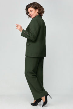 Брюки, жакет Мишель стиль 1177 хвойно-зеленый - фото 4