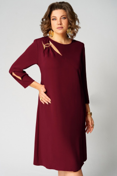 Платье Мишель стиль 1337 винный - фото 4