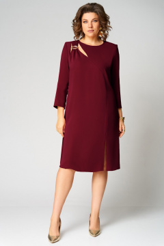 Платье Мишель стиль 1337 винный - фото 3