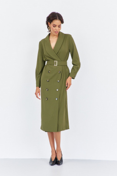 Платье FLAIM 2027 хаки - фото 1