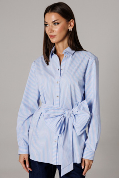 Блуза Ларс Стиль 1181 голубой - фото 2