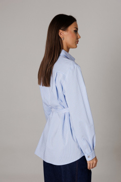 Блуза Ларс Стиль 1181 голубой - фото 4