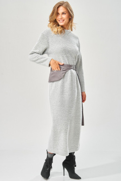 Платье Laikony L-573 серый_зигзаг - фото 5