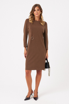 Платье Панда 115080 коричневый - фото 1