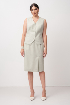 Юбка FASHION CENTRE Пш-4136 эвкалипт - фото 1