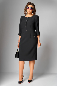 Платье Орхидея 1625 черный - фото 3