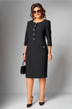 Платье Орхидея 1625 черный - фото 1