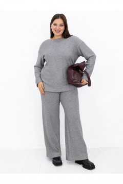 Брюки, джемпер Ollsy 05152 серый - фото 1