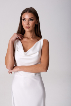 Платье Lady Line 0325 молочный - фото 2