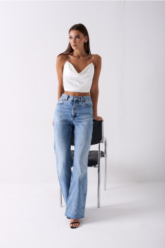 Топ Lady Line 0525 молочный - фото 2