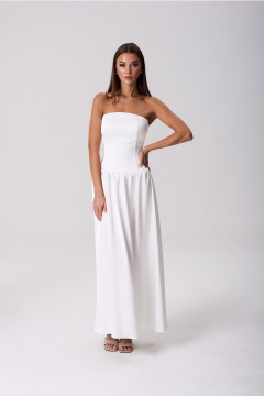 Платье Lady Line 1525 молочный - фото 2