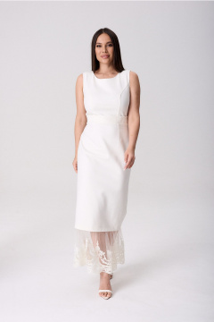 Платье Lady Line 2025 молочный - фото 1