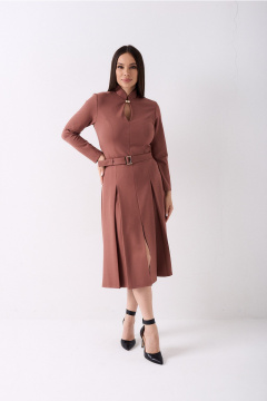 Платье Lady Line 2325 капучино - фото 4