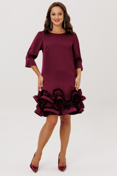 Платье Mubliz 291 бордовый - фото 2