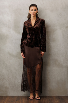 Юбка Butеr 3206 коричневый - фото 1