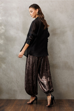 Брюки Butеr 3229 бронзовый_перламутр - фото 4