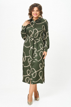 Платье VIPPRIMO 123 оливка - фото 2