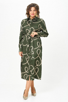 Платье VIPPRIMO 123 оливка - фото 1