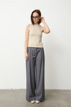 Брюки Luitui R2069 серый - фото 4