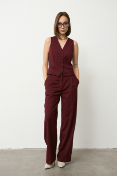 Брюки Luitui R2055 винный - фото 1