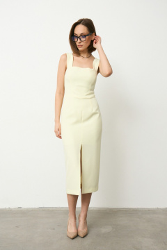 Платье Luitui R1055 желтый - фото 2