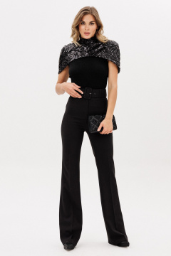 Брюки EOLA 2925.3 черный_меланж - фото 1