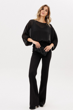 Брюки EOLA 2925.5 черный_меланж - фото 4