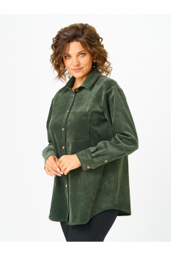 Блуза Zlata 4415 оливковый - фото 5