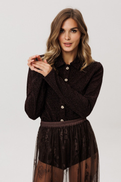 Джемпер EOLA 2995 темный-шоколад - фото 4