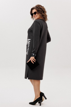 Платье Anelli 1427.1 гравити_зебра - фото 5