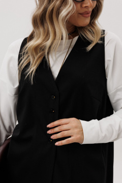 Брюки, тренч Ma Vie М-707 черный - фото 4