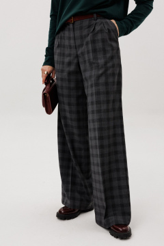 Брюки Ma Vie М-710-2 серая_клетка - фото 2