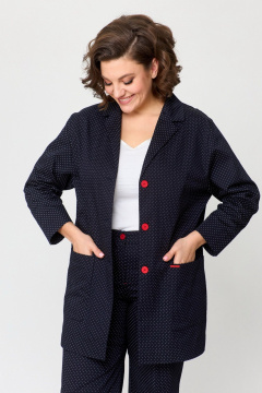 Жакет БелЭльСтиль 409-3_17_22 чернильно-синий - фото 4