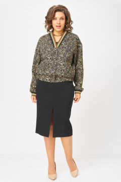 Жакет БелЭльСтиль 878-3_28_22 золото+черный - фото 1