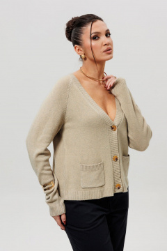 Джемпер Mislana т103 светлая_оливка - фото 3