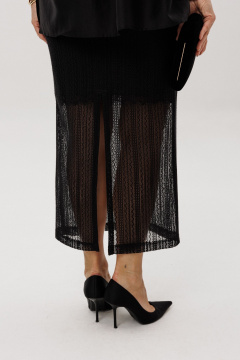 Блуза, юбка Ma Vie М-724 черный - фото 4