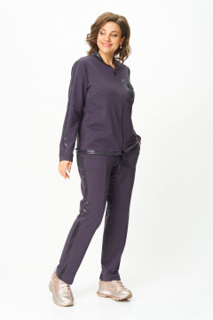 Блуза, брюки Bonna Image 455/2 серо-фиолетовый - фото 1