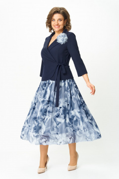 Платье Bonna Image 922/13 синий - фото 2