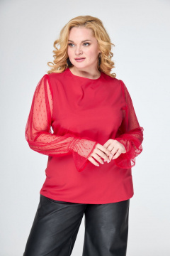 Блуза Anelli 1768 алая_роза - фото 5