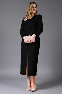 Платье Erika 7250-1 черный - фото 1