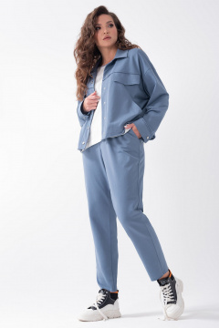 Брюки Erika С-162-1 синий - фото 4