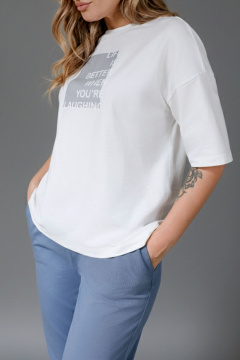 Футболка Erika 7257 белый - фото 3