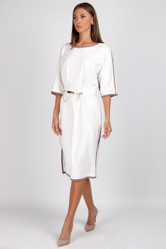 Платье, пояс VIZAVI 804 молочный - фото 3