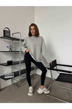 Леггинсы THE.WOMAN 0368 черный - фото 1